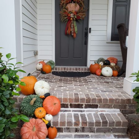 Milton Pumpkin porch designer